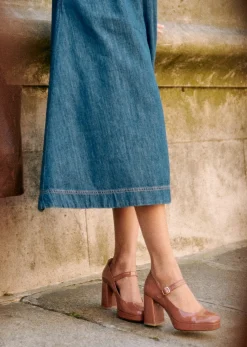 Georgia High Heeled Mary Janes