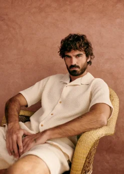 Holt Gaufrée Shirt