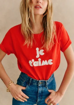 Je T'aime  T-Shirt - Pink Creation