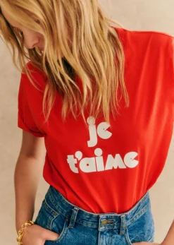Je T'aime  T-Shirt - Pink Creation